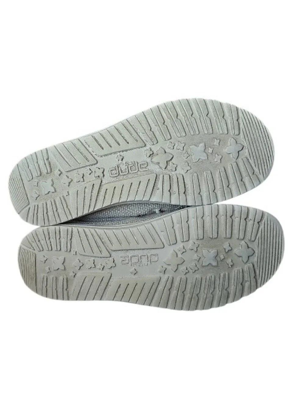 Hey Dude Wally Braided Youth Size 5 Off White Slip On Casual Comfort Shoes